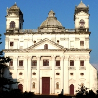 church in old goa complex