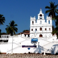 picturesque church in panaji