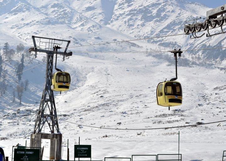 Gondola in winter