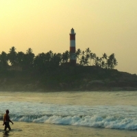 kovalam beach logo