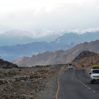 Leh to Manali road