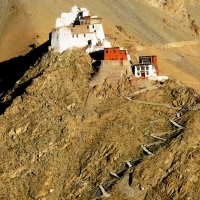 Namgyal Tsemo Monastery sunset shot