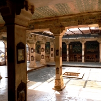 Courtyard at Taragarh Palace