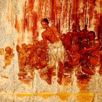 fresco feeding the brahmins