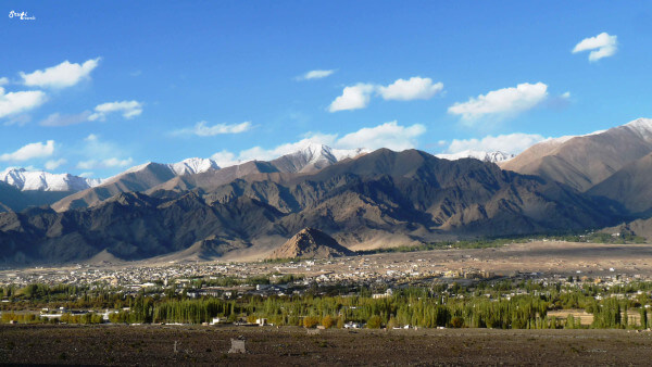 View of Leh Valley